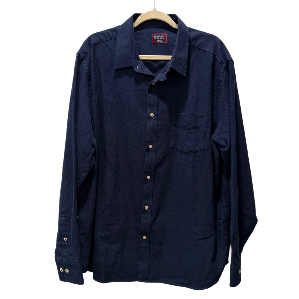 UNTUCKit Mens Sherwood Long Sleeve Button Up Soft Brushed Cotton Flannel XXL